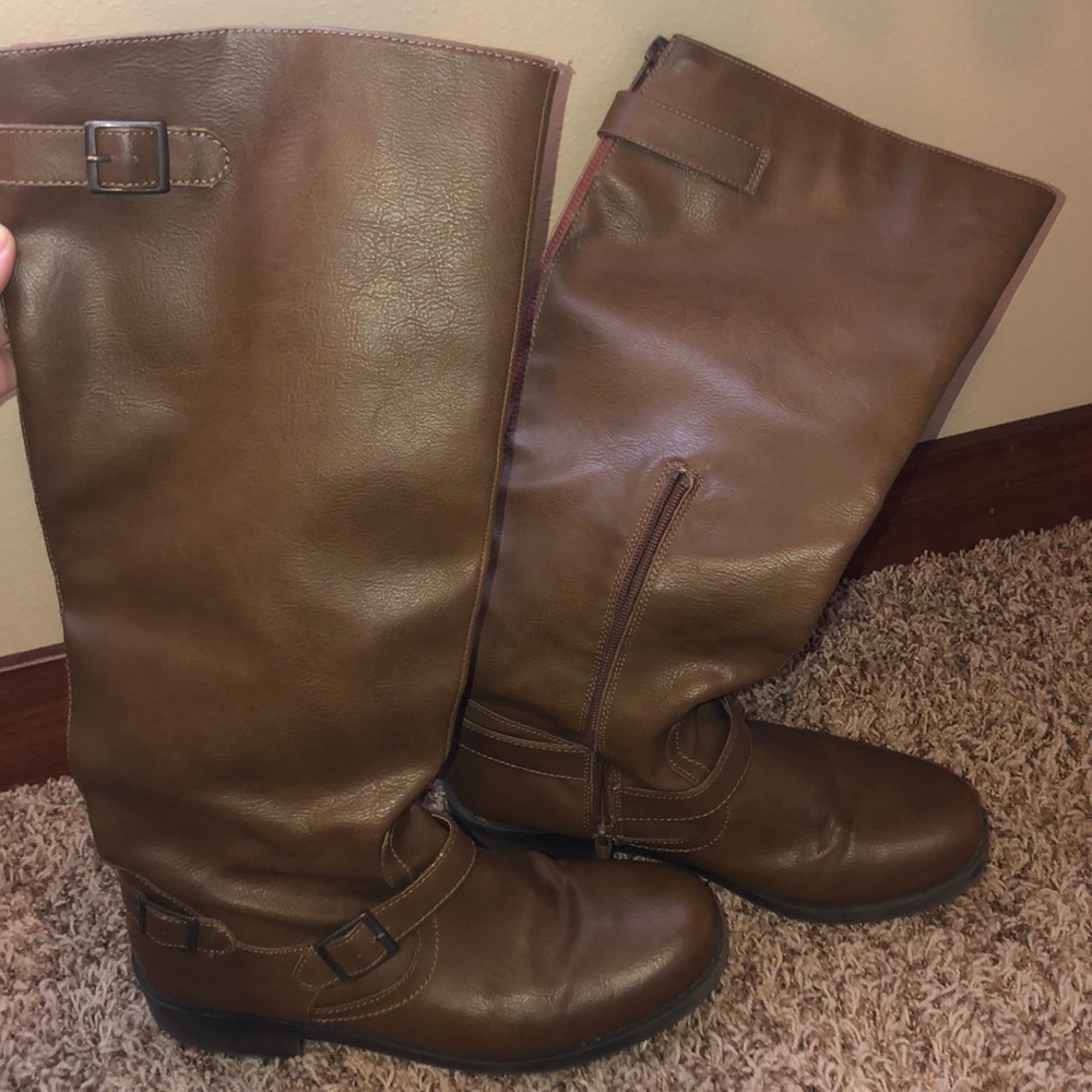 Brown Knee-high Boots